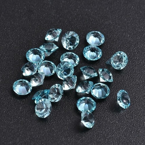 500x strass resina diamante 3x2 mm strass chiaro colorato sfaccettato cabochon - Foto 2 di 2