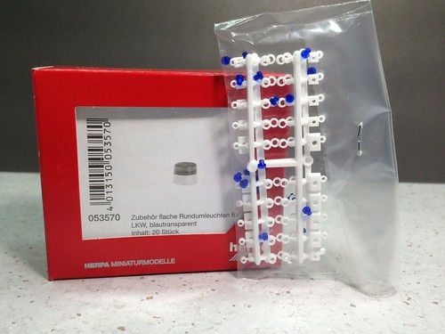 HO 1:87 Herpa # 53570 Luces de seguridad azules para camiones (20 piezas) | Zustand: New