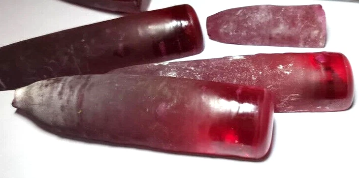 Faceting Rough Red Ruby Sapphire Lab-Created - Image 3 of 3