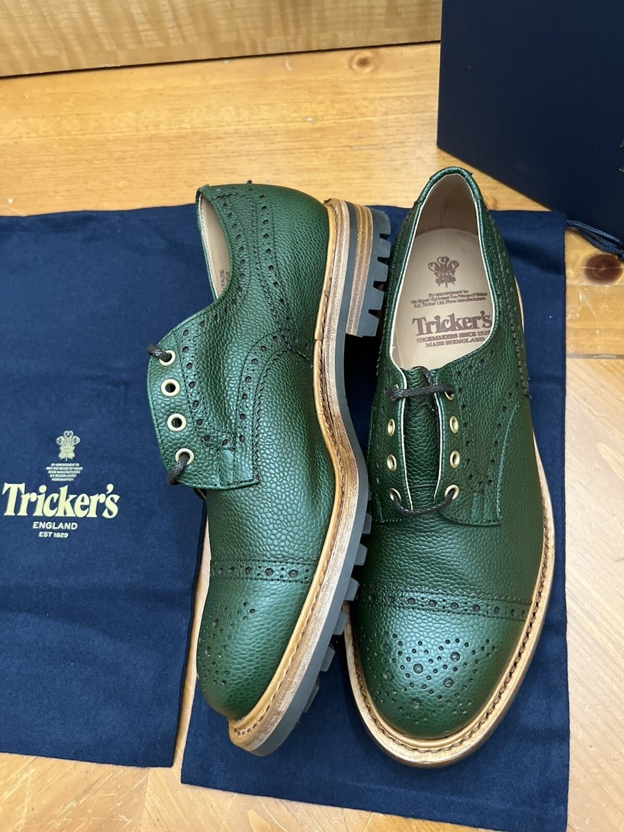 Made In UK - 11 US (10 UK) - Trickers - Cap Toe - Scotch Grain