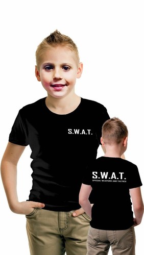 NEW CHILDREN SWAT VEST SHIRT HAT AVIATOR SUNGLASSES SCHOOL KID COMBO FANCY DRESS - 第 5/7 張圖片