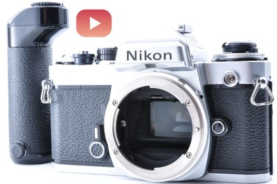 Nikon FE 35mm SLR Film Camera MF-12 Data Back MD-12 Motor Nikon FE 35mm SLR Film Camera MF-12 Data Back MD-12 Motor