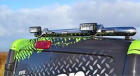 Heck Dach Lichtleiste + Spot Lampe + Rot Leds Passend FüR Renault Trafic 2022 +