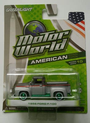 GREENLIGHT Motor World *CHASE*  1956 FORD F-100 American series 15 NEW!