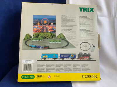 Trix Minitrix 11137 スタートパック Trix Minitrix Train Starter Set w/ Battery Controller in Orig Box
