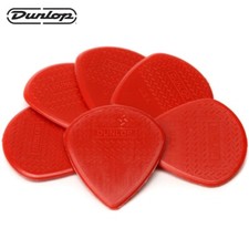 6-PACK Dunlop Max-Grip Jazz III Red 1.38mm Guitar Picks 471P3N
