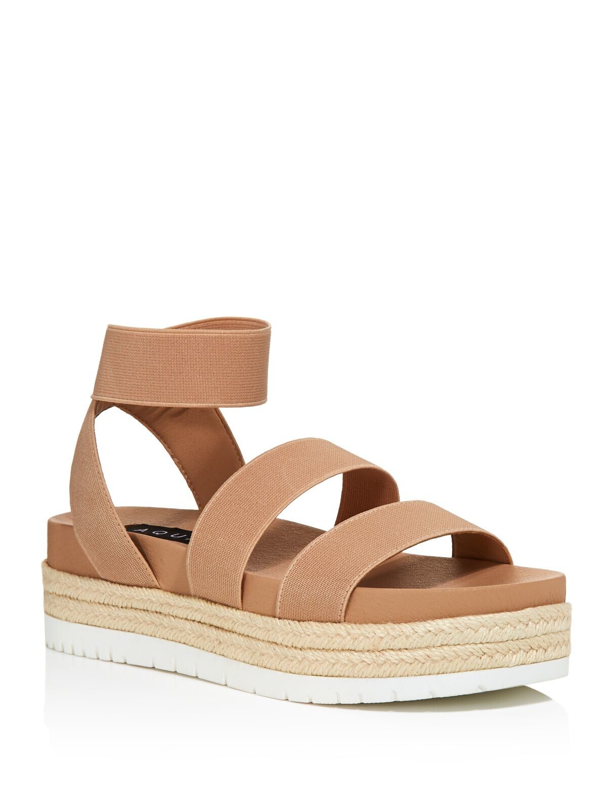 Женские слипоны AQUA Womens бежевого цвета на платформе 1-1/2 с ремешком Tali на платформе 6 М