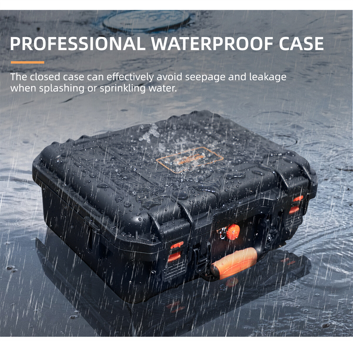 Case Large Capacity Waterproof Shock-proof Hard Travel Case for DJI Mini 4 Pro