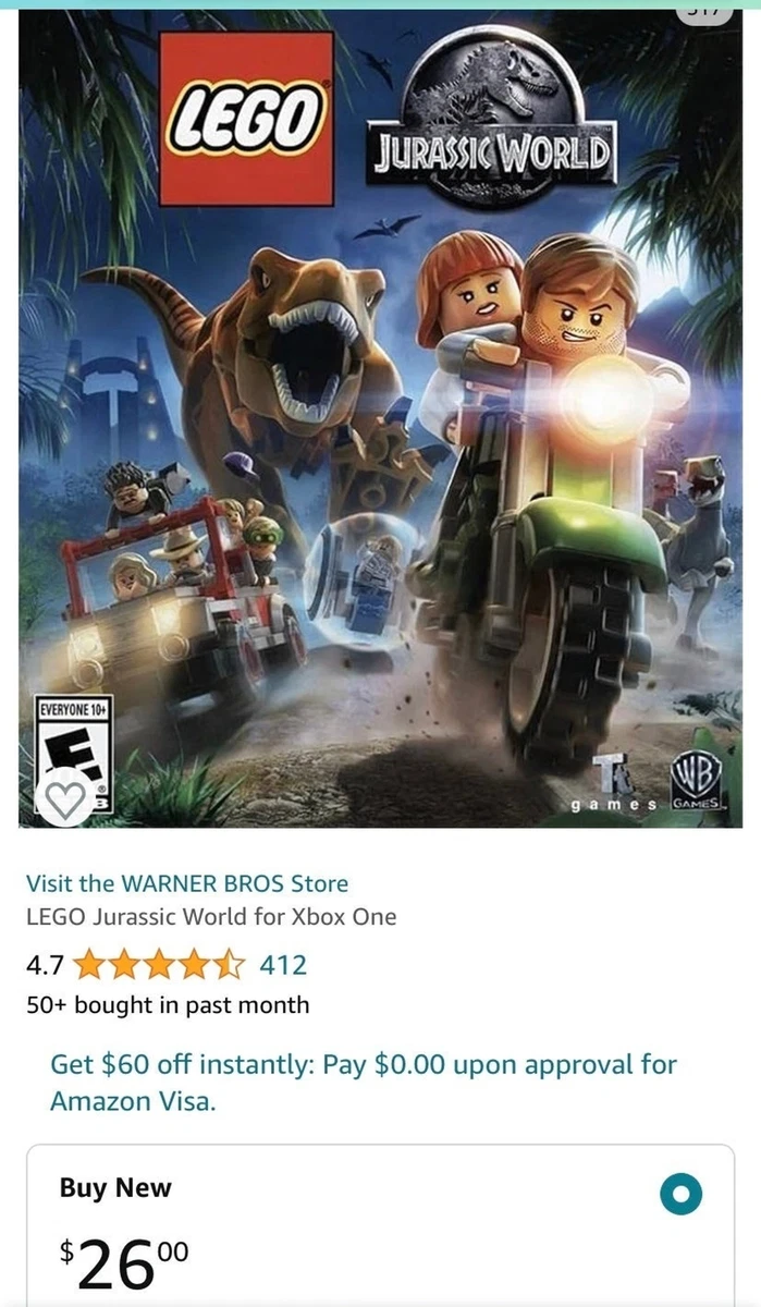 Lego jurassic world game xbox new arrivals