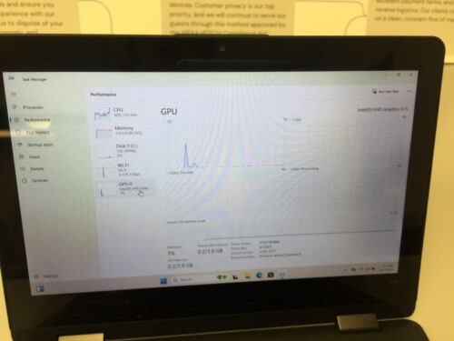 lenovo thinkpad 11e intel core M3-8100 Y cpu 1.10 ghz 11.5'' 128 GB SS 4 GB RAM - Afbeelding 3 van 21