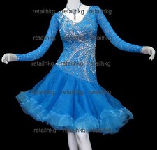 Z371 Custom-made Ballrom Latin Salsa Rumba Samba Jive Dance dress