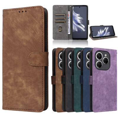 RFID Blocking Protection Flip Wallet leather Case For Tecno Spark 20 Pro 4G /KJ6