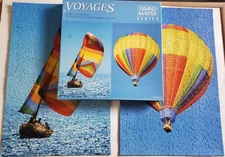 Vintage Springbok Voyages Grand Master Series Puzzle 2 Puzzles In One COMPLETE