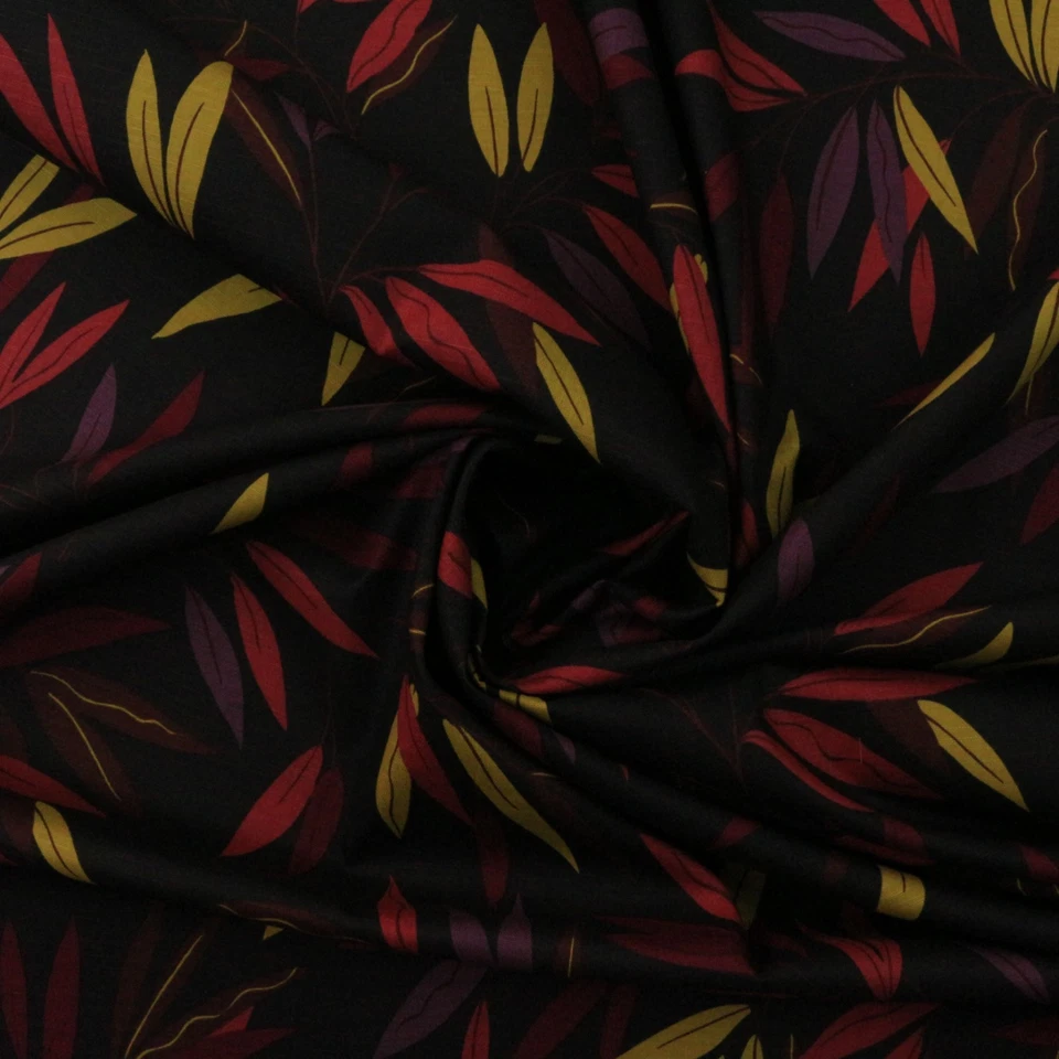 СОВРЕМЕННАЯ ХЛОПЧАТОБУМАЖНАЯ ТКАНЬ COLLIER CAMPBELL С ОКРАШЕННЫМИ ИВОВЫМИ ЭМАЛЯМИ ИЗ ЛИСТЬЕВ НА ЯРДАХ 54 ДЮЙМА ШИРИНА - Изображение 4 из 4