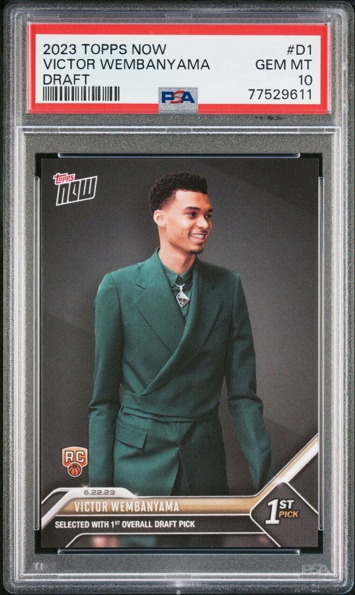 Lot Of 3)2023 Topps Now D1 Victor Wembanyama Draft PSA 10 | eBay