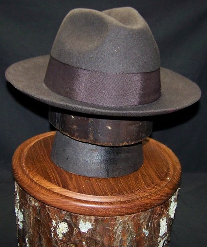 Stacy Adams Fedora Hat (med. brown) - Picture 2 of 9