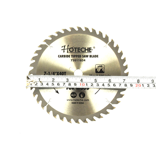 3 Pc Carbide Tipped Circular Saw Blade 7-1/4" 40T 5/8" arbor Wood Cut 72011854 - Picture 2 of 5