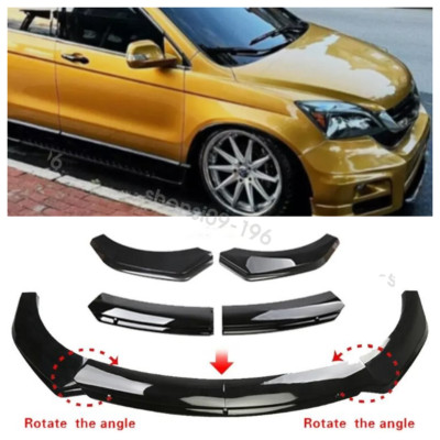 Black Front Bumper Lip Spoiler Splitter Body Kits For Honda Pilot 2003-2023 US