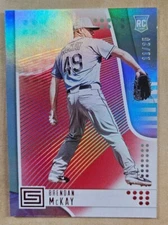 2020 Panini Chronicles Status Brendan McKay RC #12 Red Parallel 11/25 Rays SSP