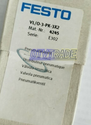 1PCS FESTO pneumatic control valve VL/O-3-PK-3X2 4245 New | eBay