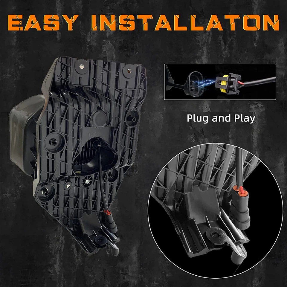 Pair For 2011-2016 Ford F-250 F-350 F-450 F-550 Super Duty LED Fog Lights Lamps — 第 3/4 张图片