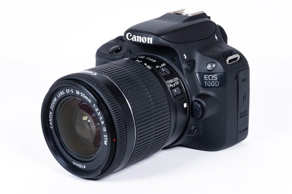 Excellent REFURBISHED Canon 100D DSLR Camera  Canon 1855mm Kit Lens  SD Card - image 2