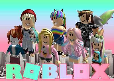 Roblox Girls Edible Cake Topper Frosting Sheet Quarter Half Sizes Ebay - girls love games too roblox cakes for girls because my