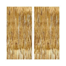 KatchOn, XtraLarge Champagne Gold Backdrop - 6.4x8 Feet, Pack of 2 | Gold Str...