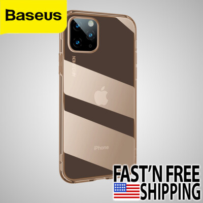 Baseus Soft TPU Clear Shockproof Case Cover For Apple iPhone 11