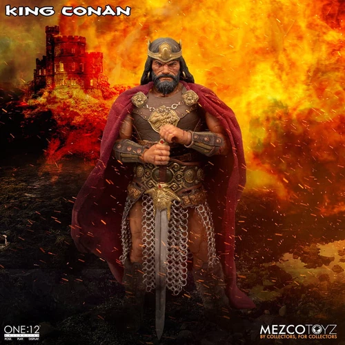 NUEVA Figura de Acción Colectiva Mezco Toyz Conan el Rey Bárbaro Conan One:12 - Imagen 12 de 12