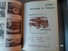 Revue technique Renault ESTAFETTE