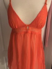 betsy johnson intimates.Adorable Babydoll Chemise,Lace AroundThe Bust Area.Strin