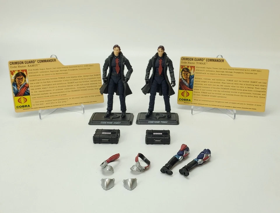 Trajes de abrigo Gi Joe 25th, retro Tomax y Xamot personalizados ARAH COBRA Foto 2 de 4