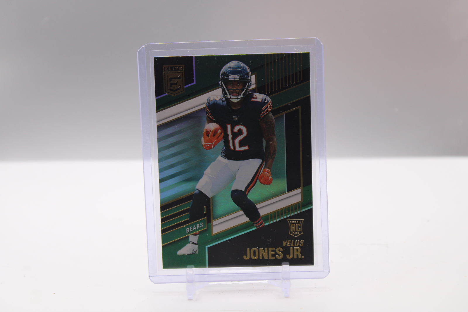 2022 Donruss Elite #157 Velus Jones Jr. Green