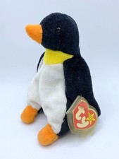 -F TY BEANIE BABY BABIES WITH TAG PENGUIN WADDLE 1995