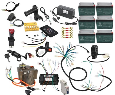 72V 1000W Brushless Drive Motor Controller Full kit for ATV Dirt bike Quad MX650