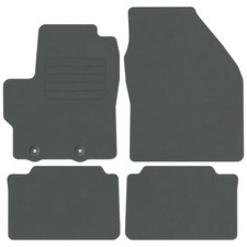 Velours Fußmatten für Toyota Yaris IV ab Bj. 2020 Automatten Passform GRAU STD
