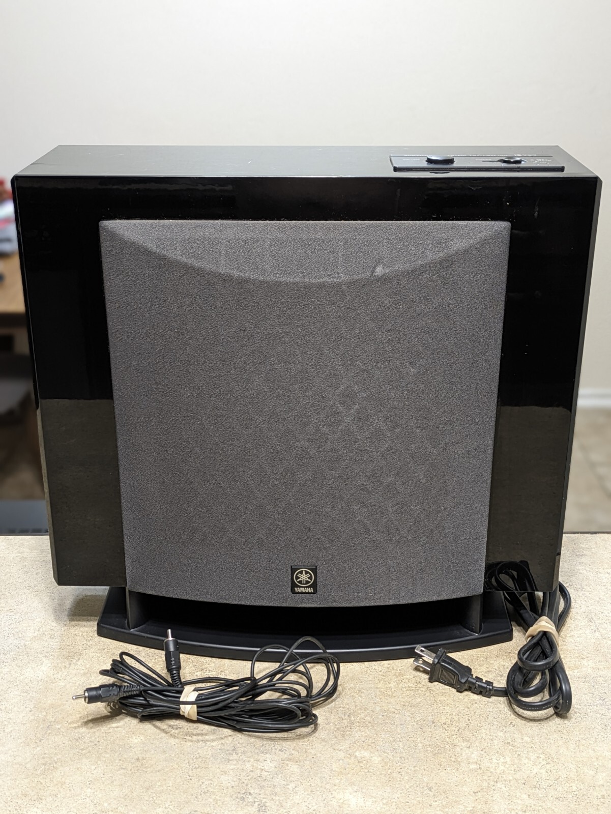 Yamaha YSTFSW100 Black 70 W Powered Compact Home Theatre Subwoofer eBay