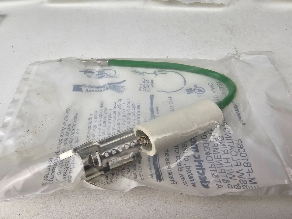 QTY 16 -  FLOATING BOND #10 AWG 6" WITH RING ELECTRIC MOTION EMFB1006R.ILS BSW - Image 4 of 4