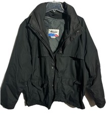 Blauer Gore-Tex Sz XL Law Cruiser Waterproof Lined Thermolite Jacket Black Hood