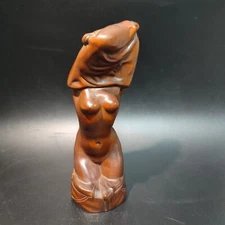 chinese carving wooden statue boxwood antique carved decorative sculpture decor