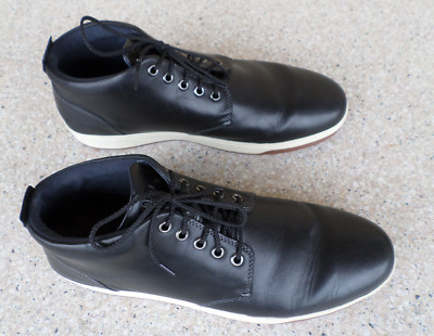 Cole Haan Grand OS Black Leather Chukka Boots. Men display picture 2