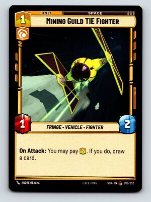 Aggression Space Mining Guild TIE Fighter Unit Fringe Fighter Vehicle 1C 2H 1P