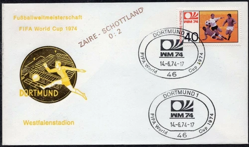 Germany 1974 - FIFA - World Cup - Dortmund - Zair - Scotland 0:2 - Cover