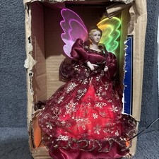 Angel Fibre Optic 12" Christmas Tree Topper or Stand Alone Light - Mains power