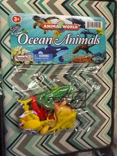 10 Plastic Sea Animals Ocean animals arcady plastic animals