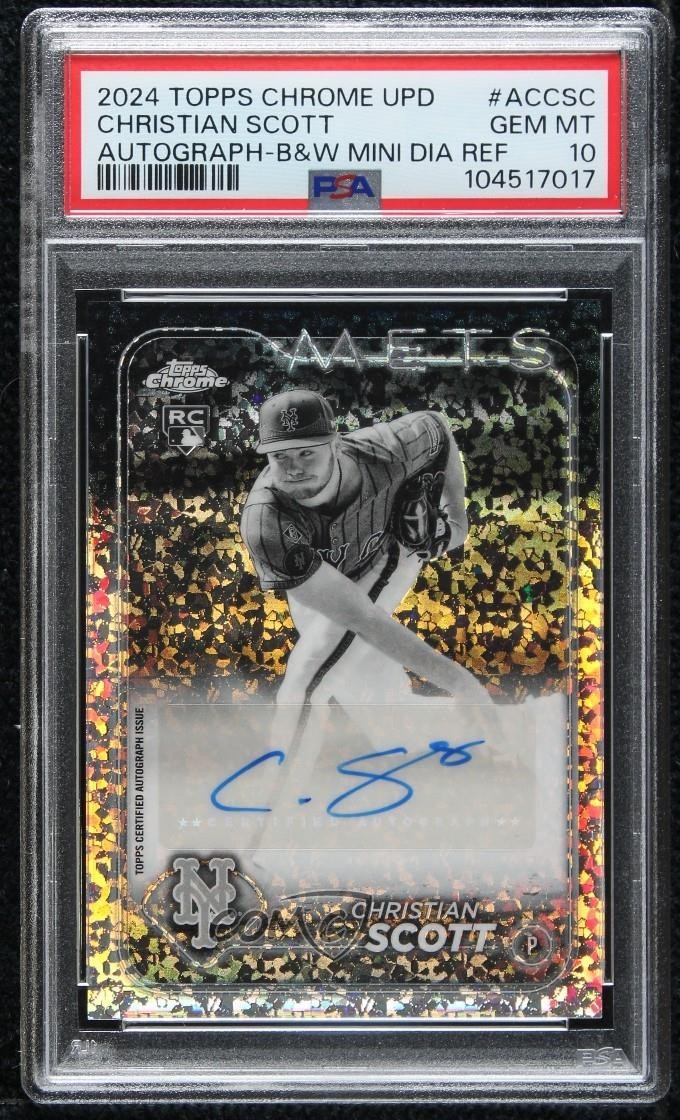 2024 Topps Chrome Update Christian Scott #AC-CSC Rookie Auto RC w5p