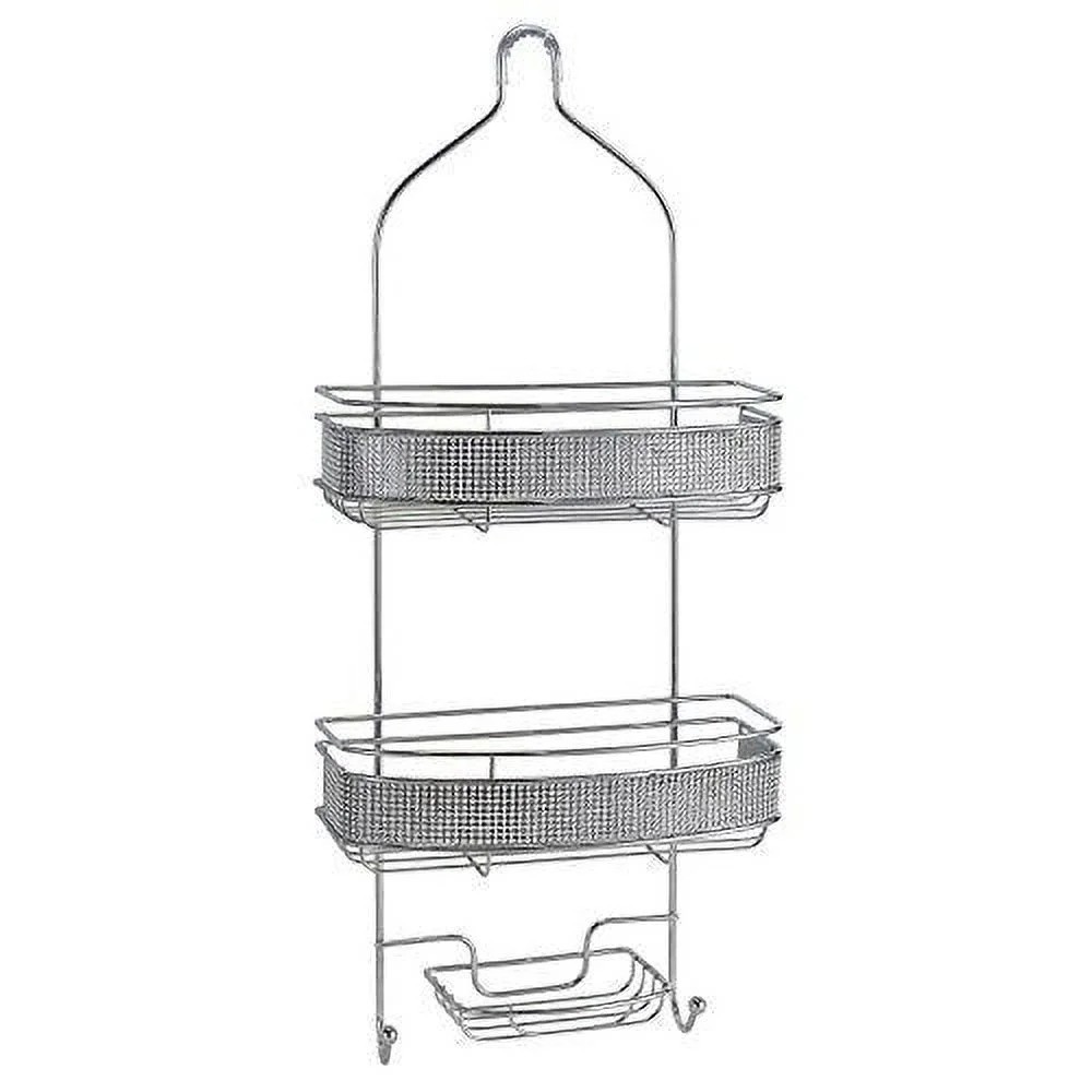 как выглядит Metal with Pave Diamond Design in Chrome Finish фото