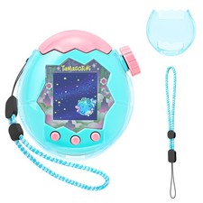 for Tamagotchi Paradise Clear Case with Lanyard Body and Screen Guard for