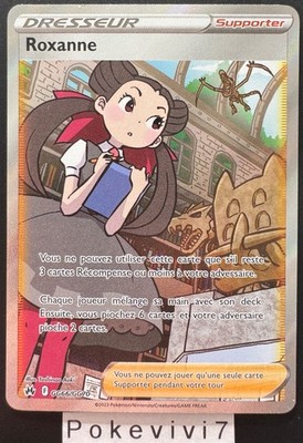 Pokemon Karte ROXANNE GG66/GG70 FA Full Art EB12.5 FR NEU